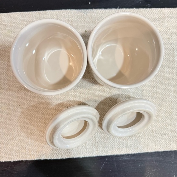 Rae Dunn Scoop Sweet Ceramic Kitchen Canisters With Lids - Picture 6 of 8